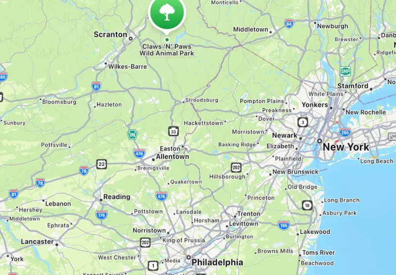 Screenshot map